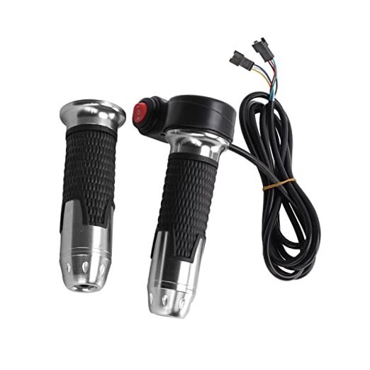 Throttle Grips, 1 Pair 12V‑99V Universal Electric Throttle Grips Handlebar, 3