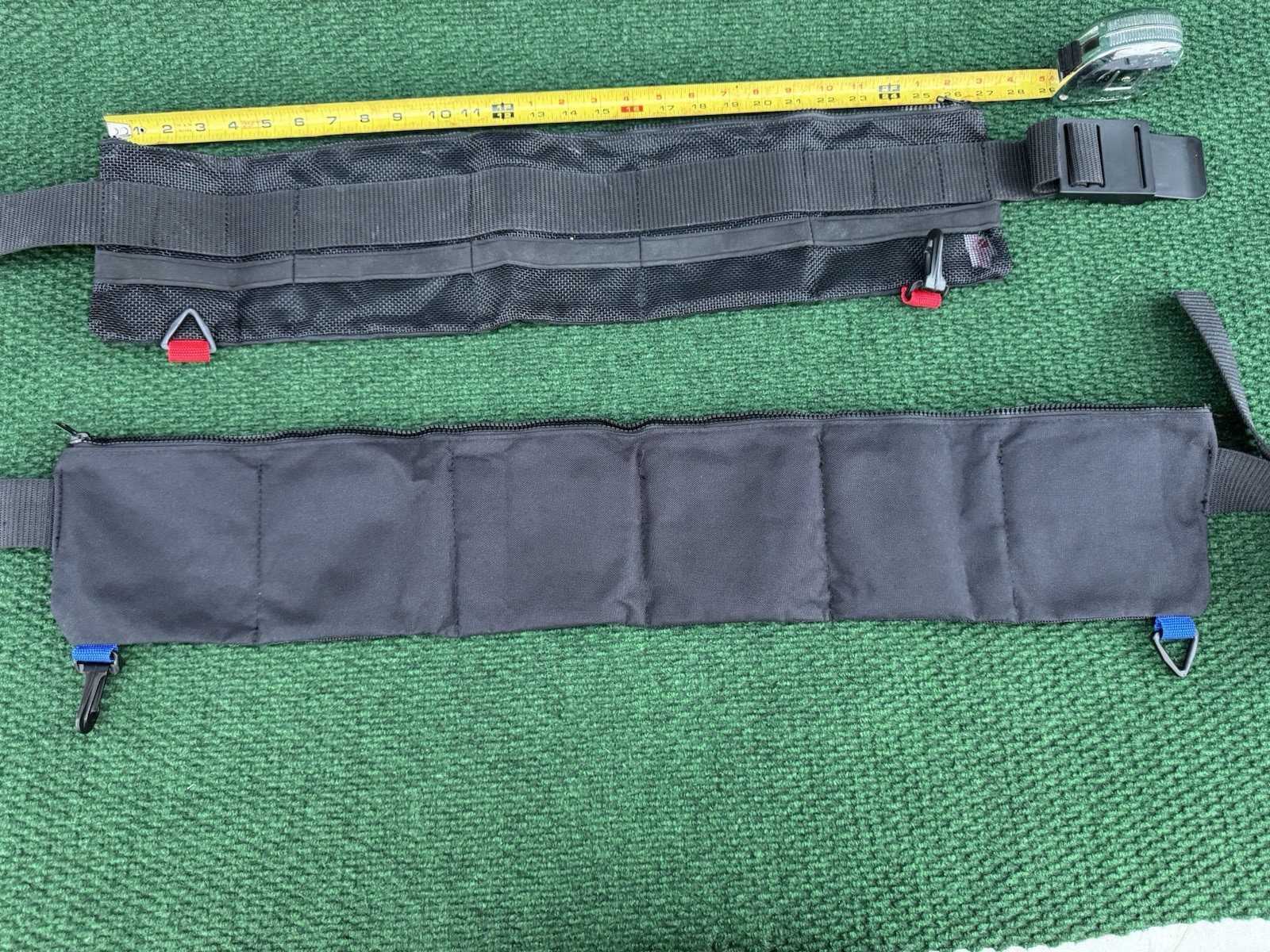 Lot Of 2 Innovative Scuba Concepts Zippered Weight Belt 5 & 6 Pocket