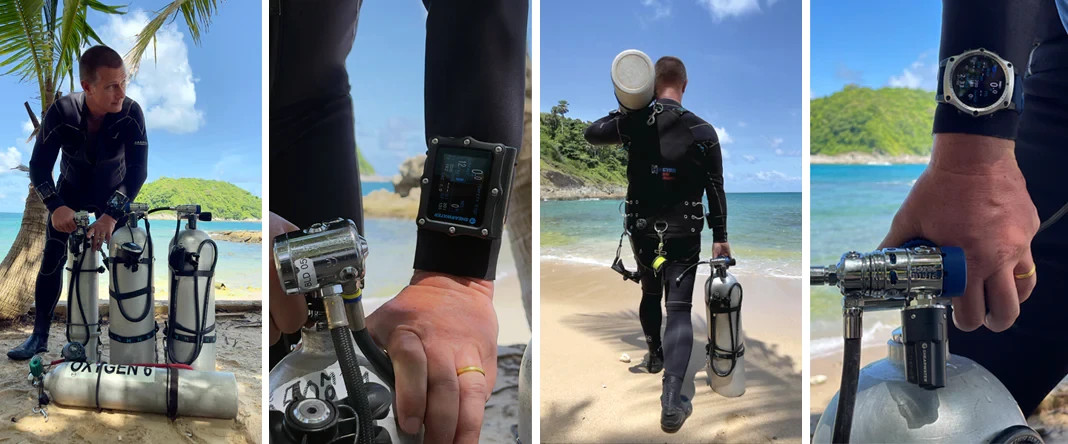 Shearwater Swift Scuba Dive Wireless Computer Transmitter + Case (Oceanic Aeris)