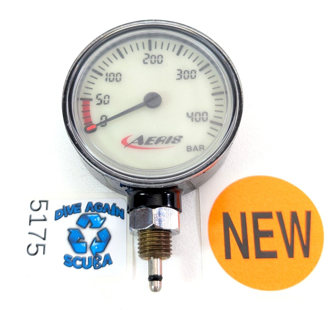 NEW Aeris PRESSURE GAUGE SPG MODULE 450 BAR Scuba Dive Metric #5175