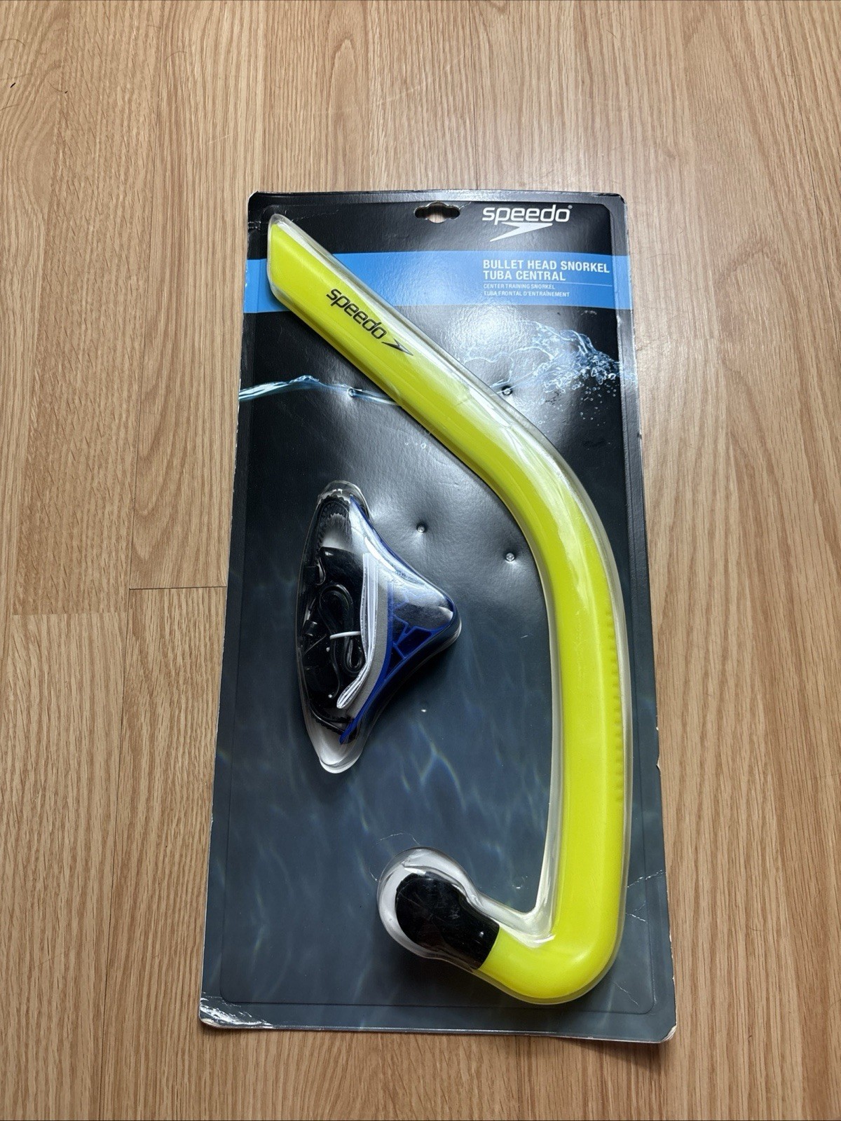 Speedo Unisex Adult Swim Training Snorkel Bullet Head NEW IN DAMAGED PACKAGING