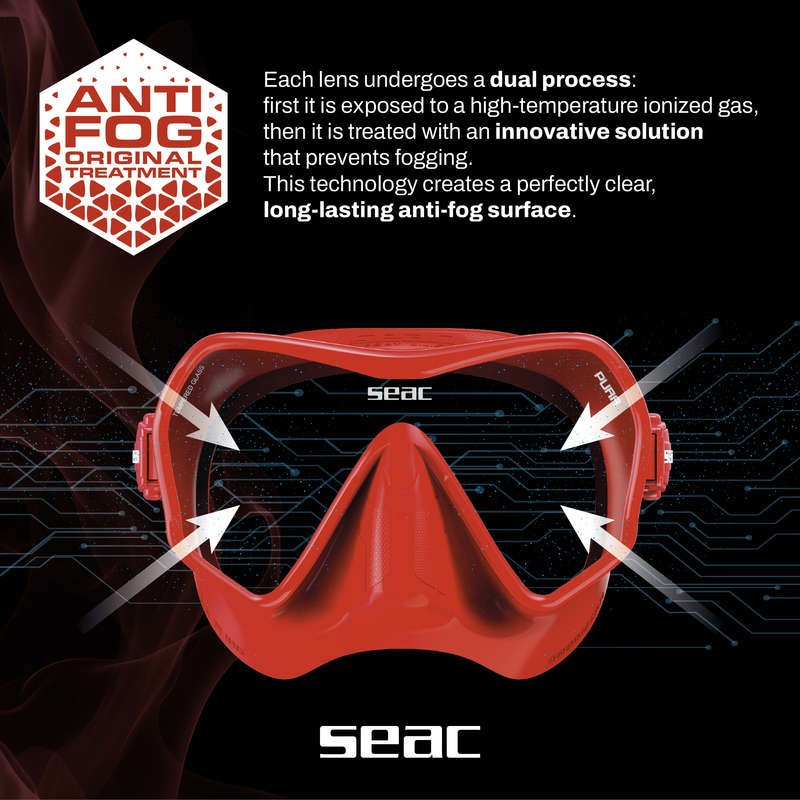 SEAC Pura Frameless Antifog Mask