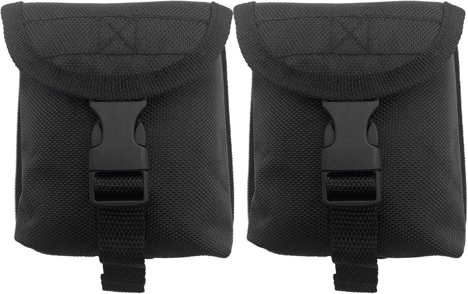 Mophoexii Scuba Diver Trim Weight Pocket – Nylon Belt Bag 5LB, Black 1 Pair