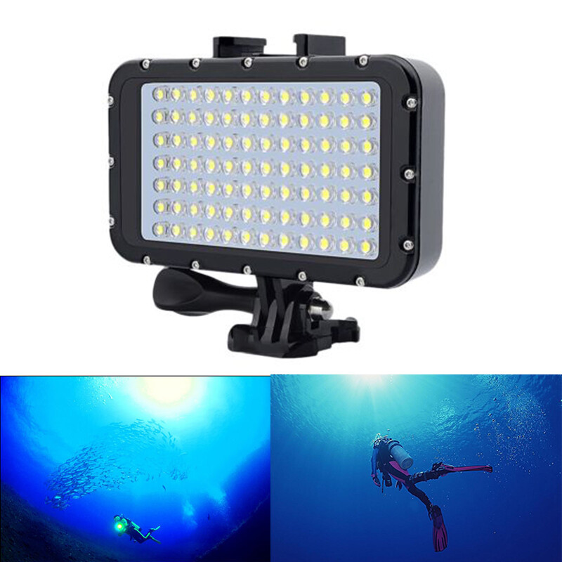 Waterproof Underwater 84 LED Video Light Diving Spot Lamp for Sport Camera