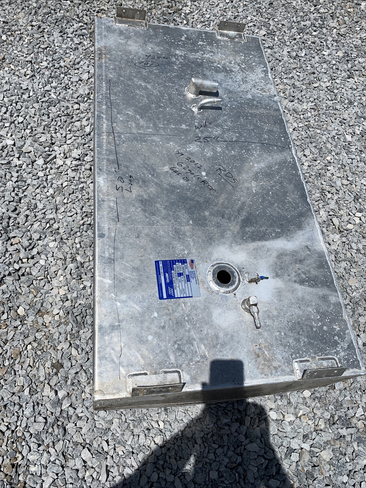 RDS Fuel Tanks Gas Tank 181 Fuel Cell 62 Gallons Aluminum 2012
