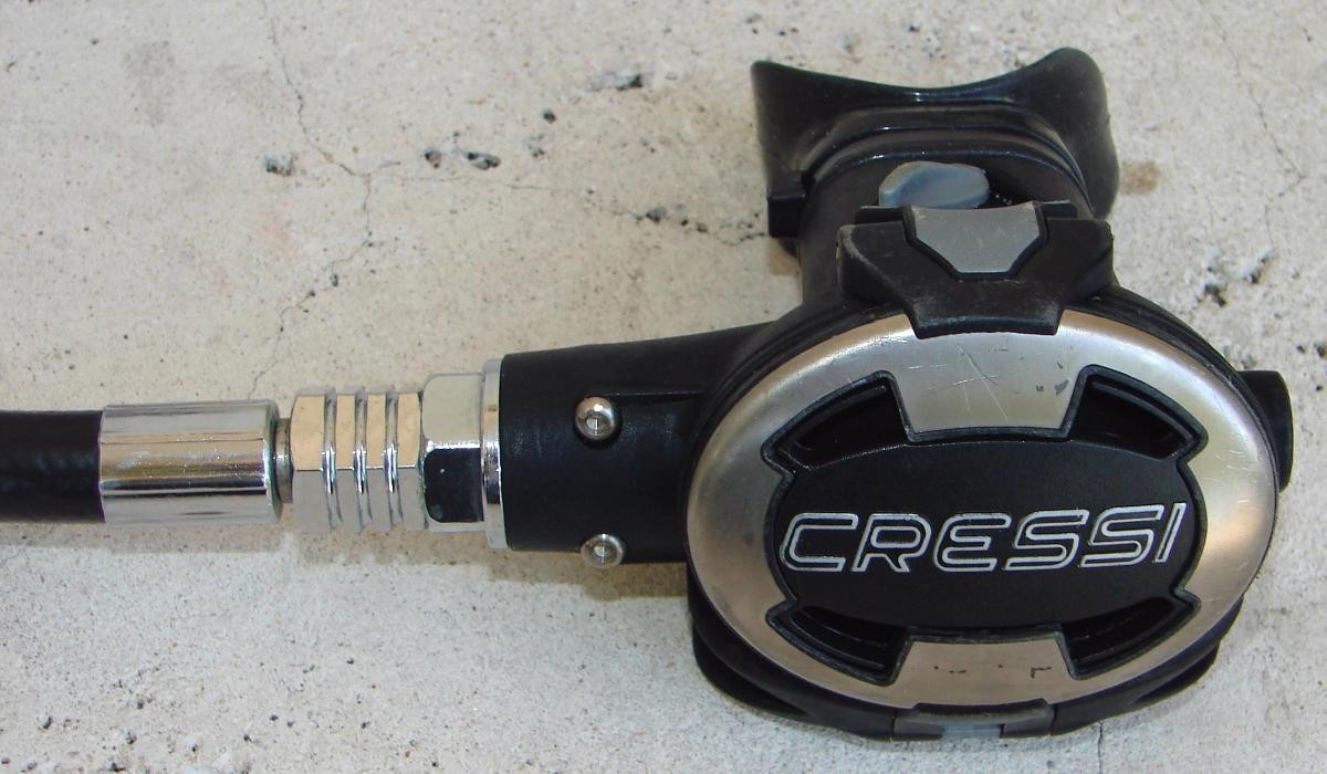 SCUBA Octopus CRESSI ELLIPSE Regulators 1st & 2nd Stage CONSOLE Computer w/BAG