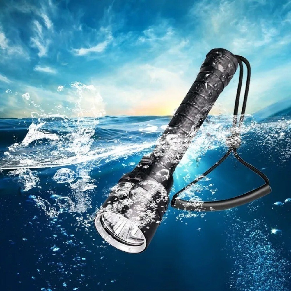 Professional Diving Light Powerful Led Diving Flashlight LED Underwater Lanterna