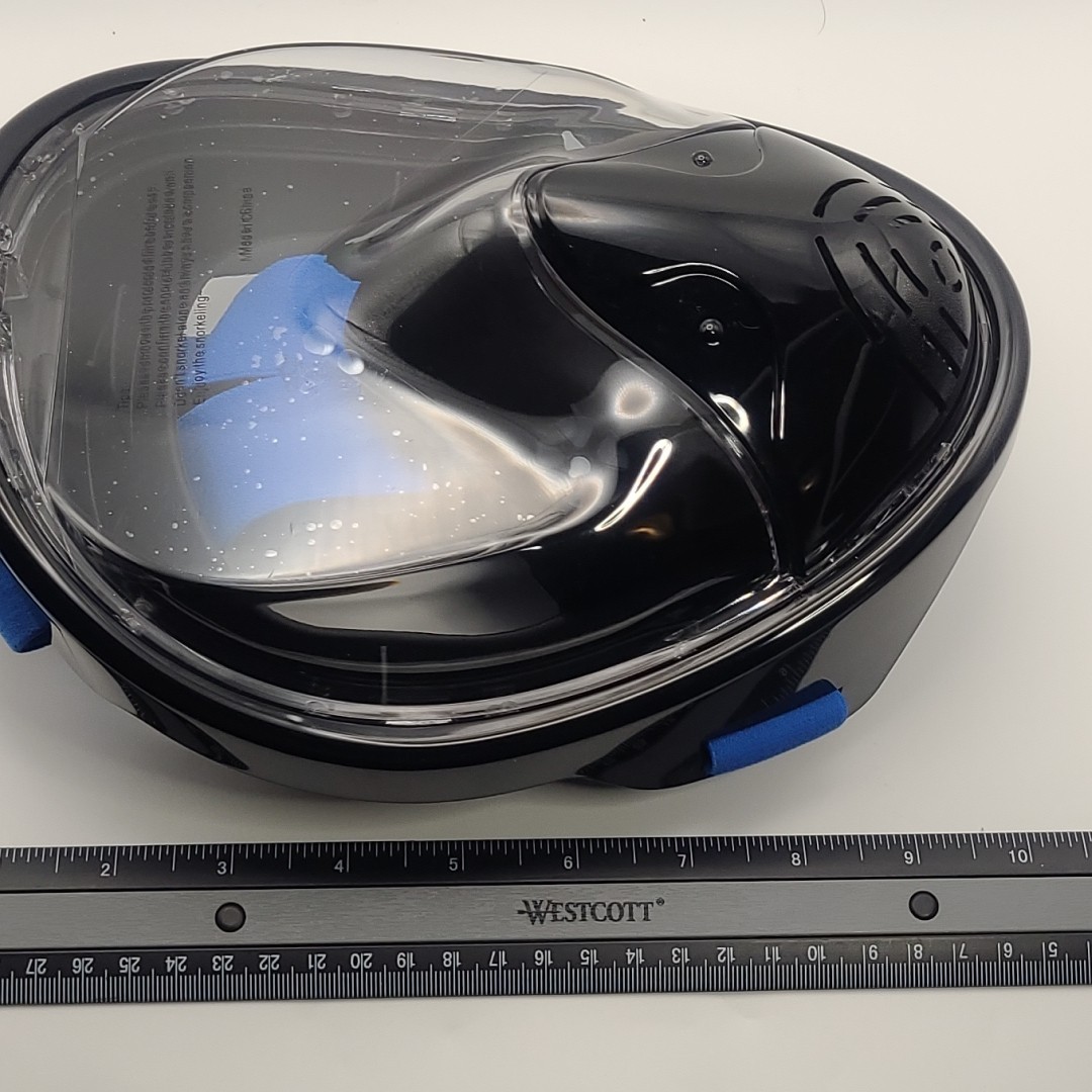 G2Rise SN01 Snorkel Full Face Mask Blue Black S/M