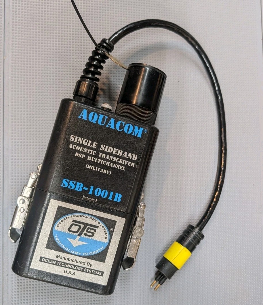 OTS Aquacom SSB-1001B 8ch Underwater Dive Transceiver Scuba Diving