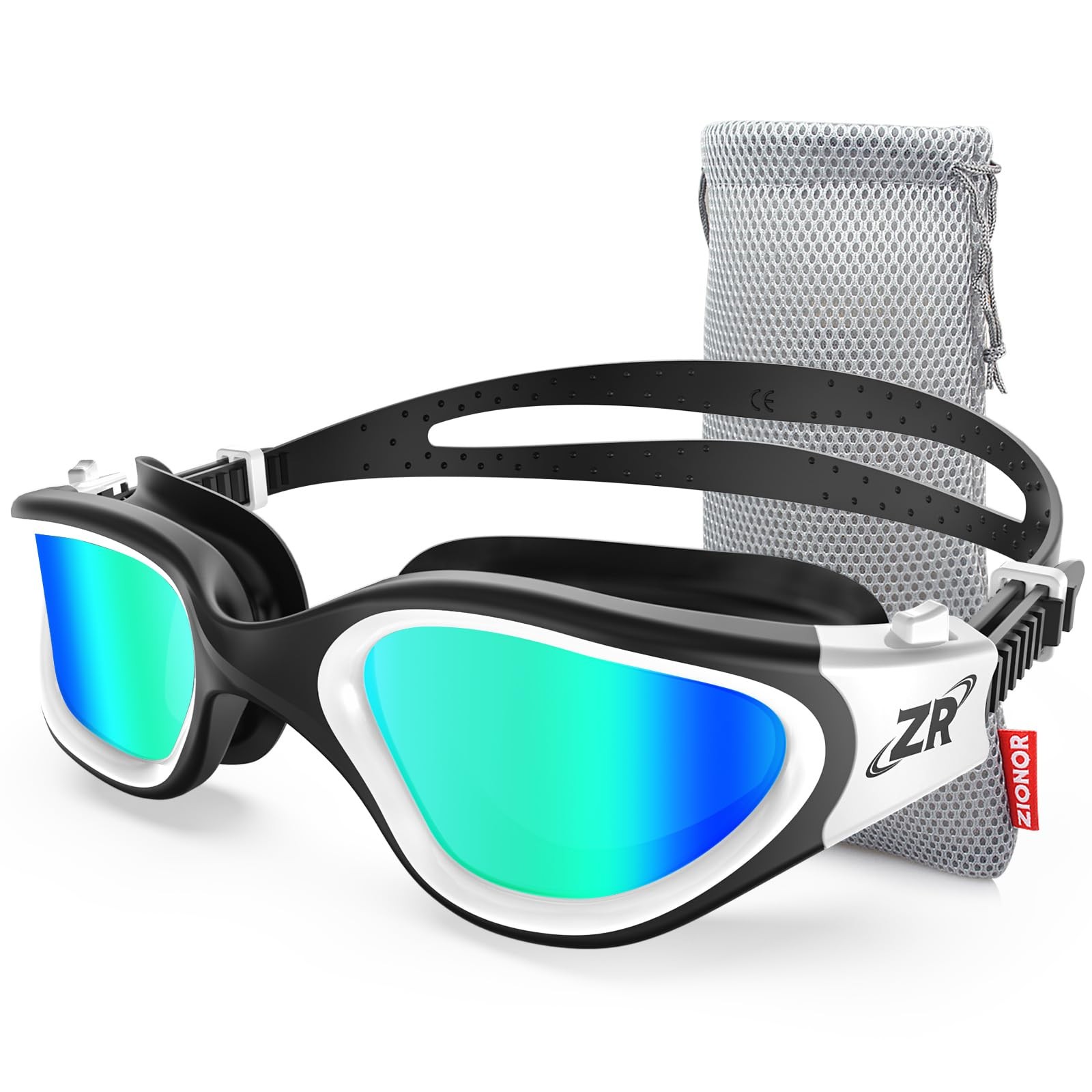 ZIONOR Swim Goggles, Upgraded G1 Polarized Swimming Goggles Anti-fog for Adult