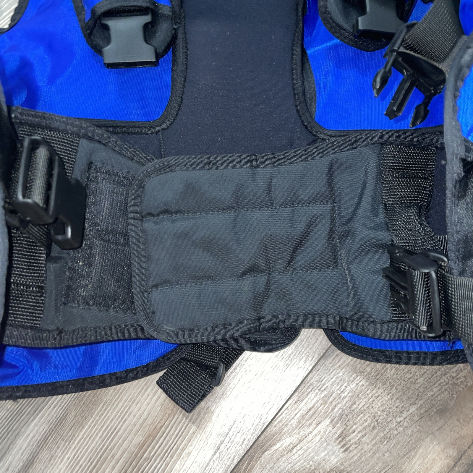 US Divers Aqua Lung Cousteau Scuba Diving Blue Vest Size Small
