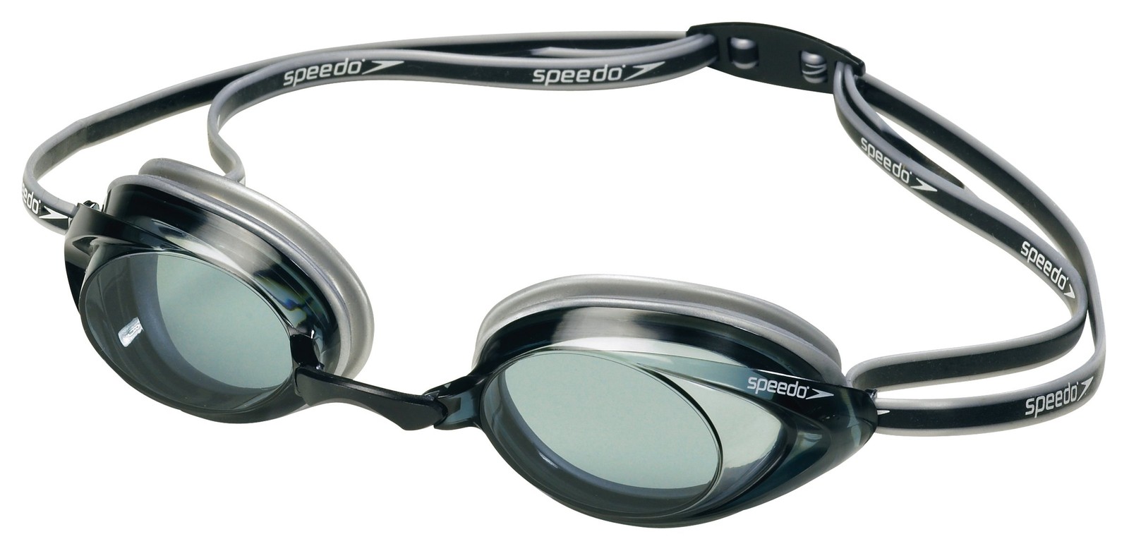 Speedo Unisex-Adult Swim Goggles Vanquisher 2.0 One Size, Smoke