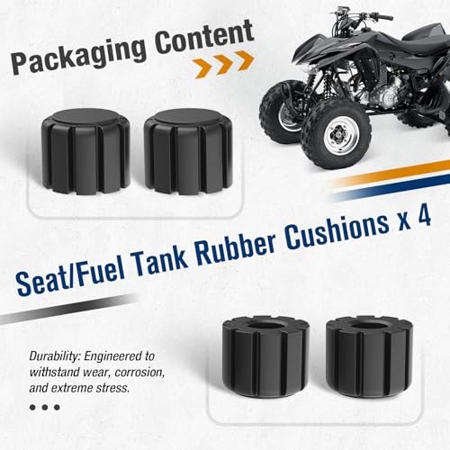 4pcs Seat or Fuel Tank Rubber Cushions for Honda ATC185 200 250 350 XR80 100