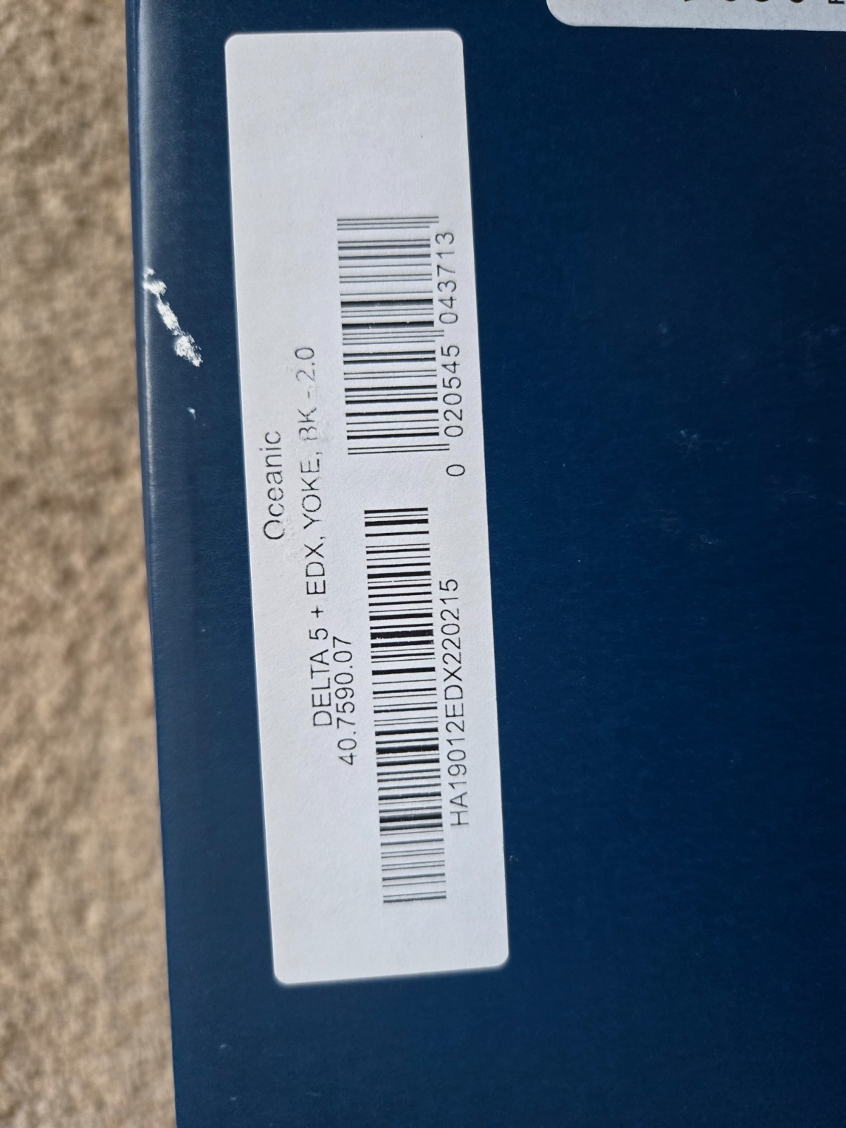 Oceanic edx yoke with Delta5 2nd stage – Brand New