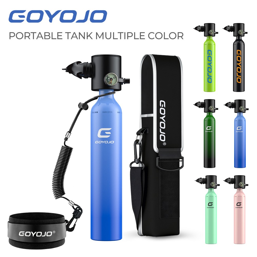 0.5L Mini Scuba Tank Refillable Portable Air Kit for Snorkeling Diving 5-10min