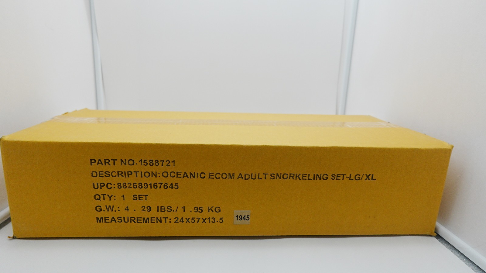 Oceanic Ecom Adult Snorkeling Set Large XL Shoe Sz Men 9 – 13 Women 10 – 14