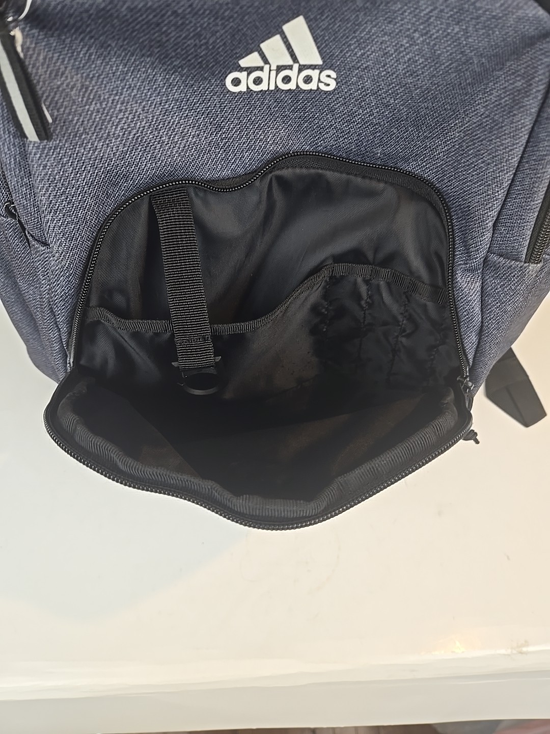 Adidas Unisex Prime Backpack, Jersey One Size, Onix Grey/Black/White.