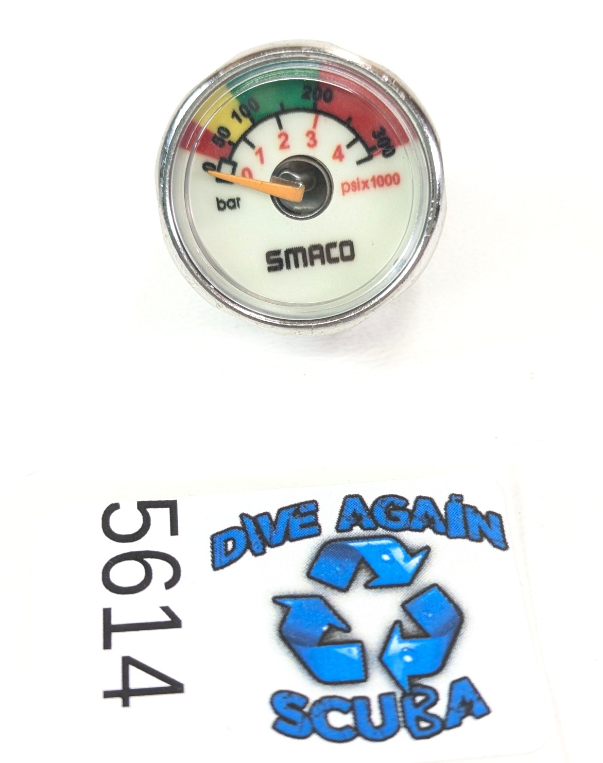 Smaco M10 S300 + Plus S500 Scuba Dive Tank Mini Pressure Gauge SPG Pony Bottle
