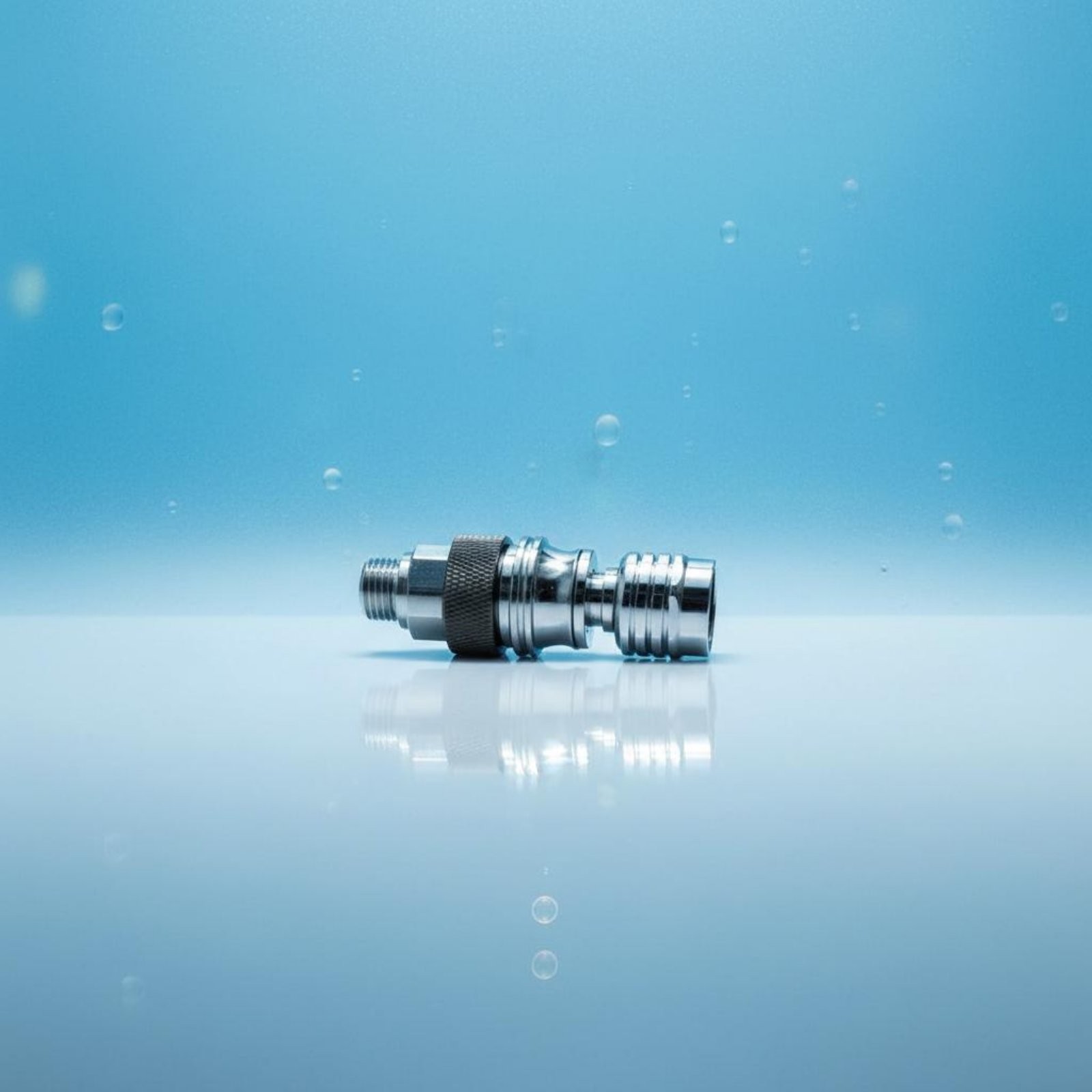 Full Underwater Facepiece Adapter Chrome Plated Copper Breathing Apparatus