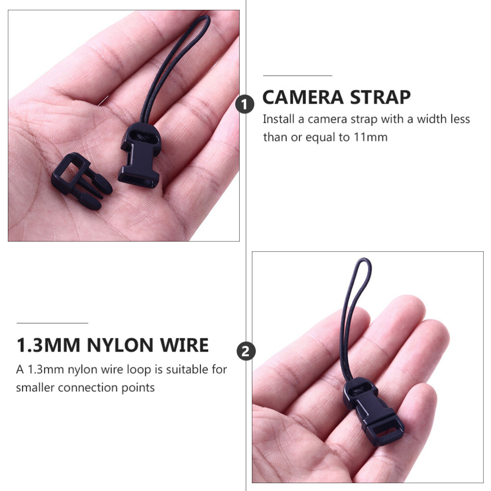 8PCS Quick Release Buckles Clip Adapter Strap Easy Release Camera Buckle Quick