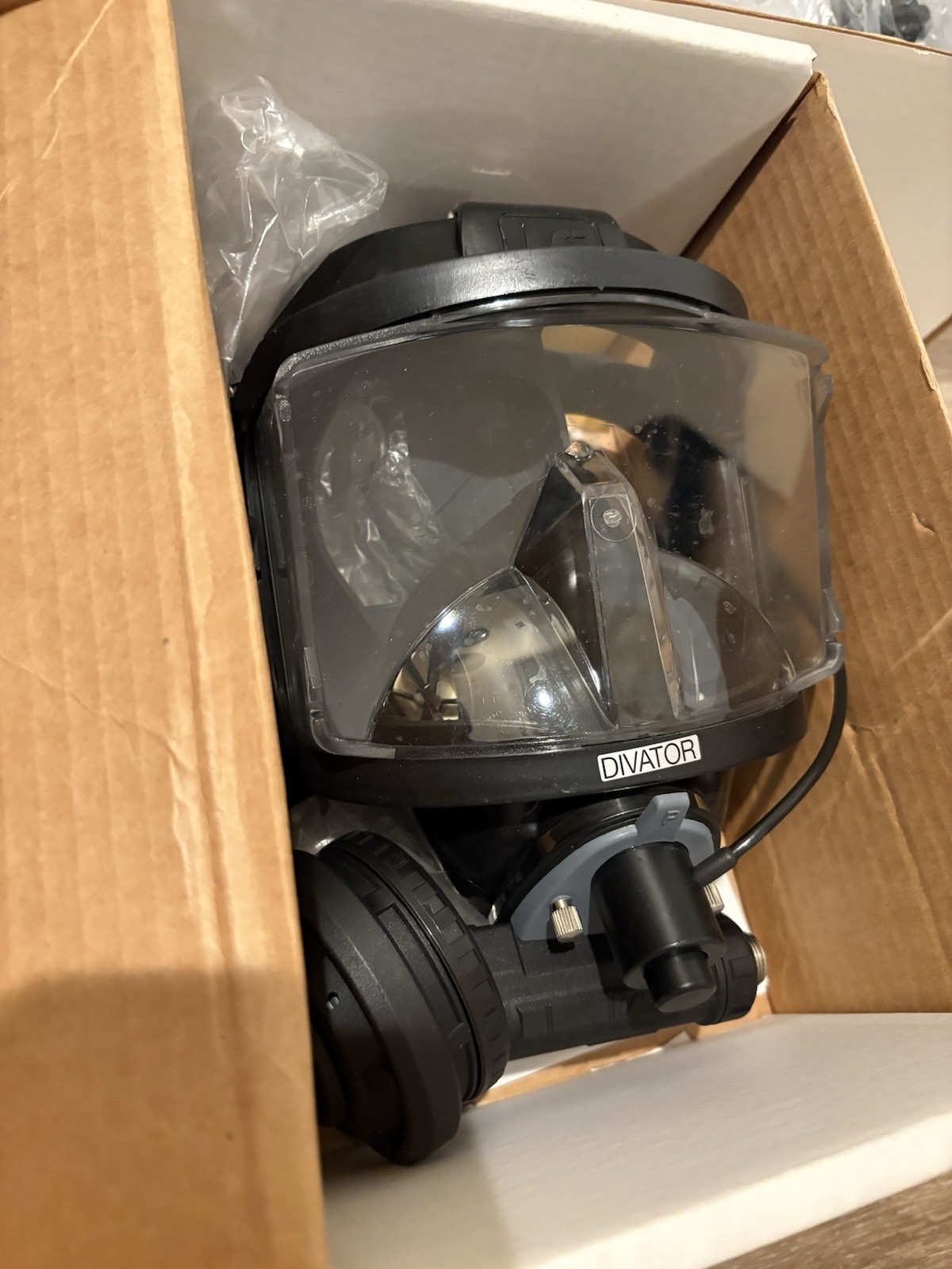 Interspiro Divator MKII Full Face Mask W/Buddy Phone & More – NEW -Fast Shipping