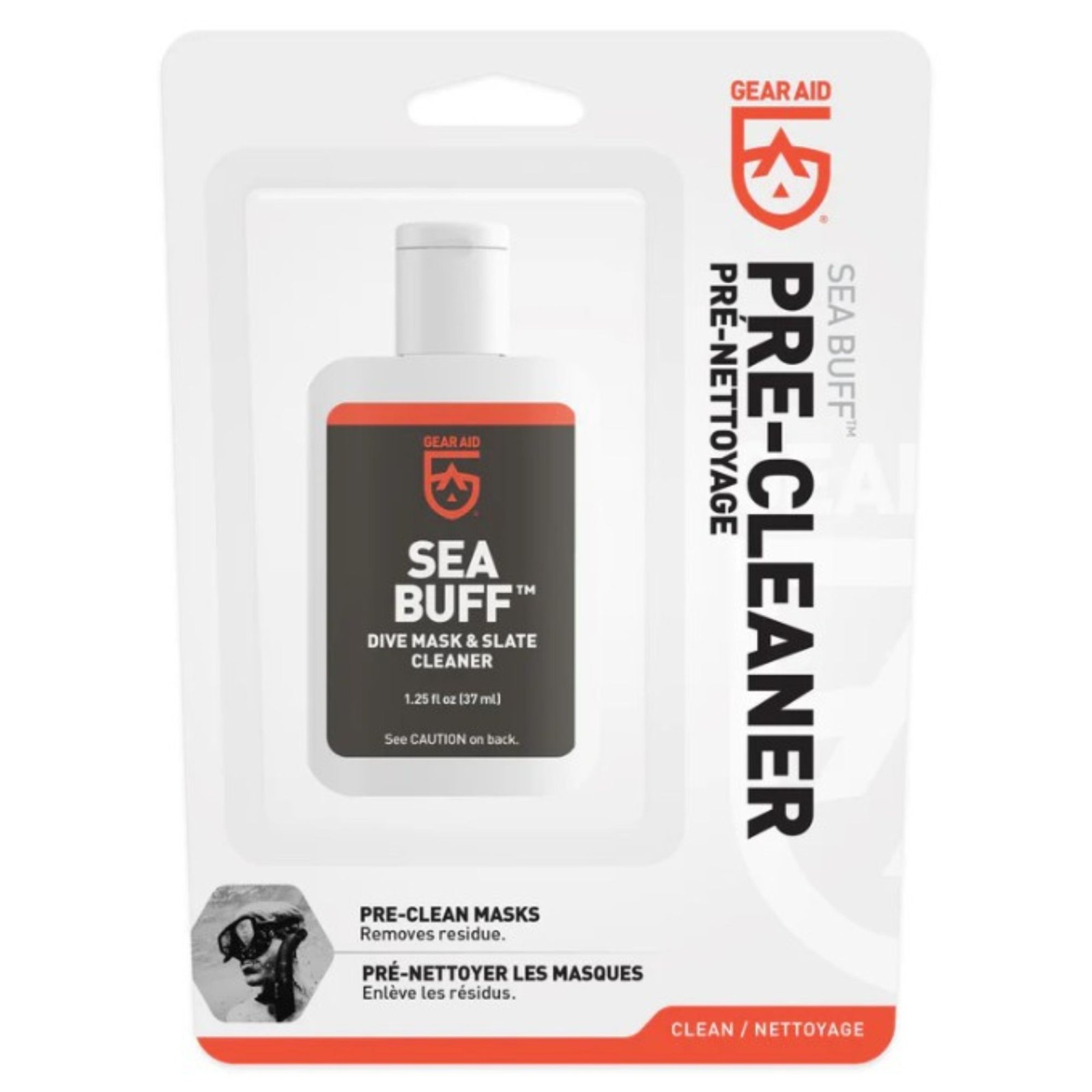 Gear Aid Sea Buff Dive Mask Visor Cleaner Anti-Fog Lens Water Sport – 1.25oz