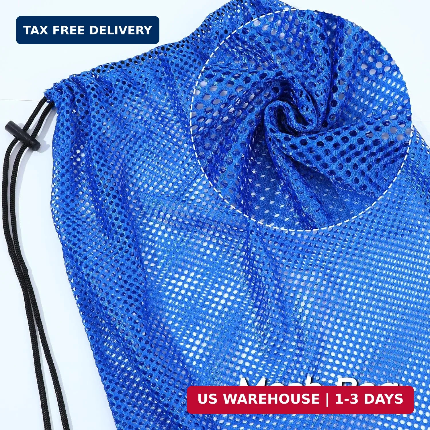 2 Pcs Mesh Swim Bag Snorkel Gear Bag Oversized 19″ x 27″ Swim Mesh Gear Bags for