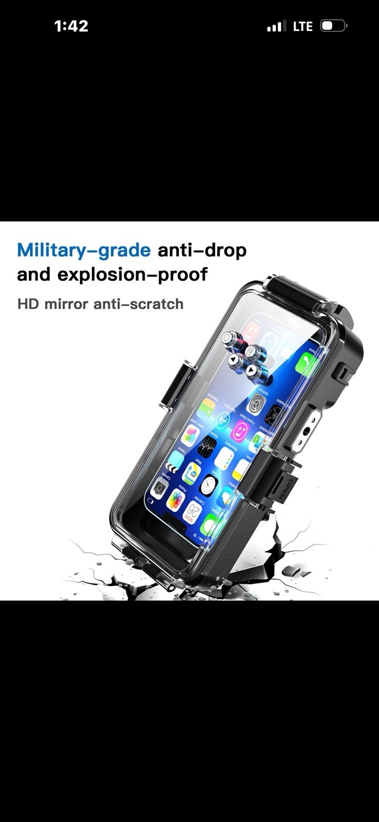 98FT Waterproof Underwater Photography Diving Case For Apple iPhone Series 7-14