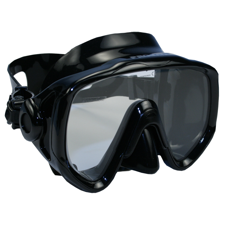 Promate Scuba Diving Snorkeling Mask Ocean Owl Wide View Silicone Oversize Mask