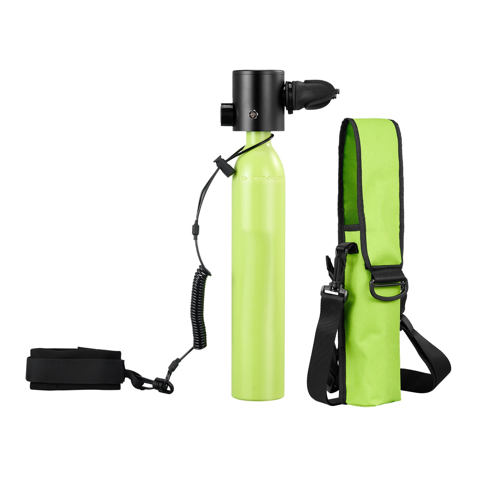 Uimoso Mini Scuba Tank 0.5L Portable Diving Cylinder with Carry Bag and Lanyard