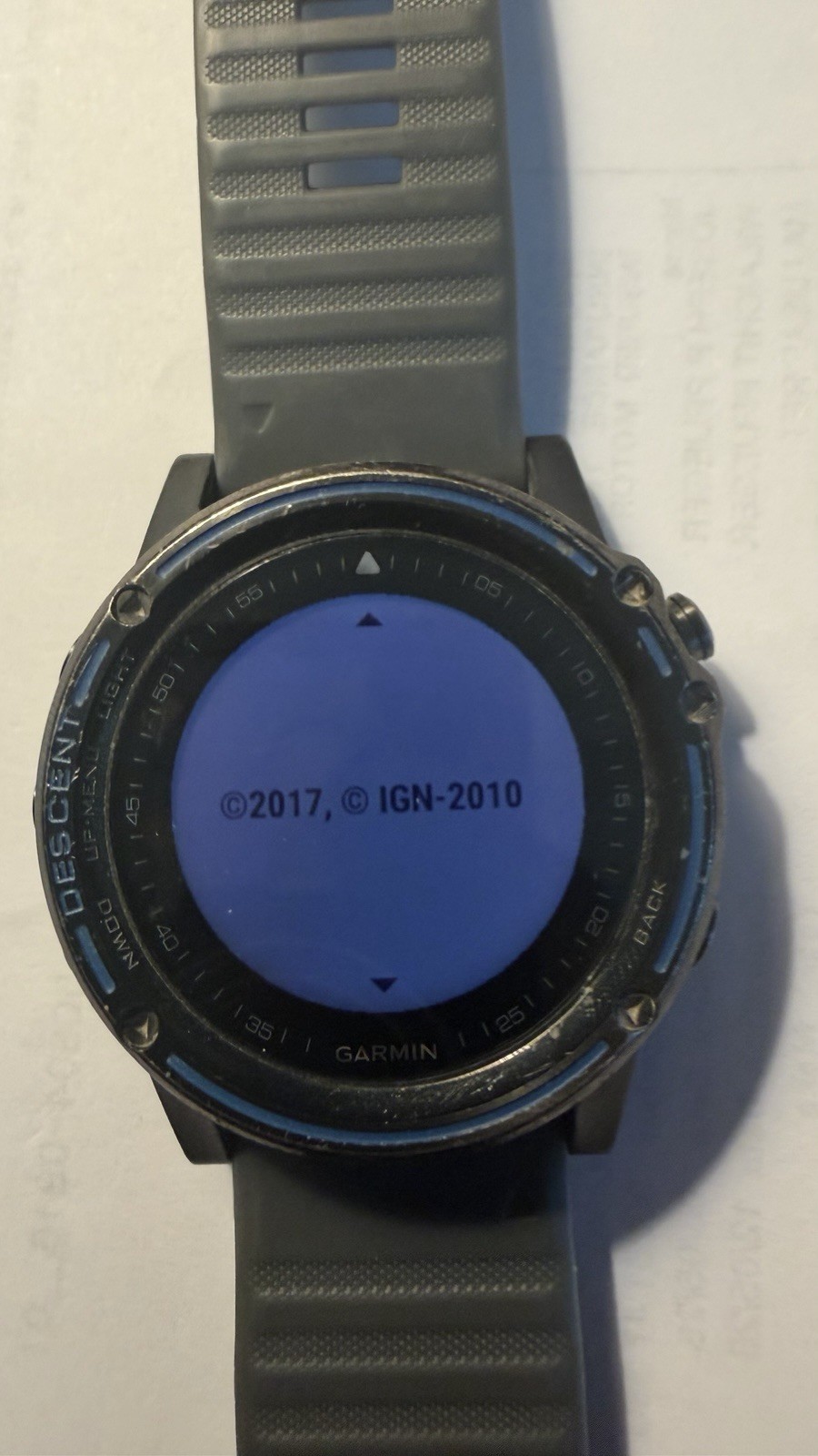 Garmin Descent Mk1 Dive Computer Watch w/ Charging Cable (MPN AA3095)