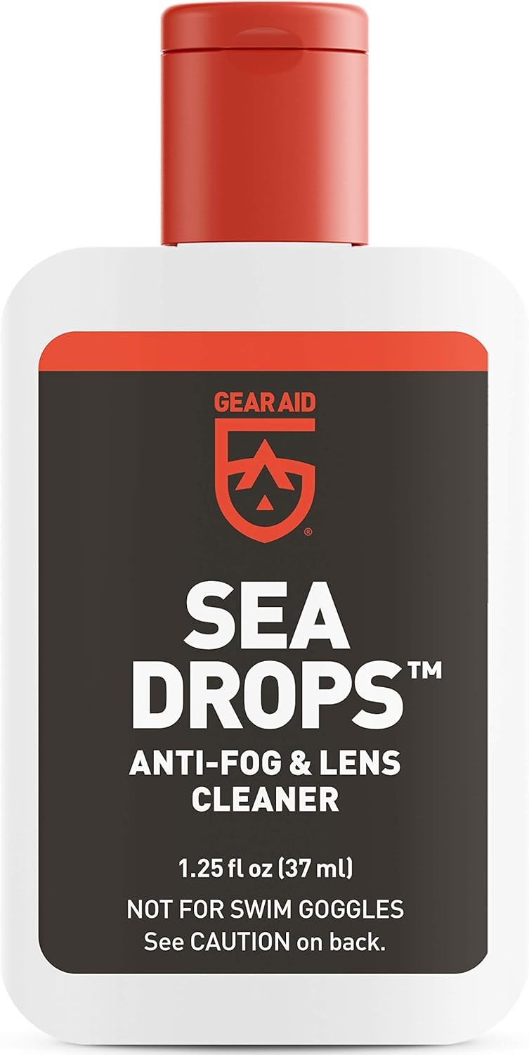 GEAR AID Sea Drops Cleaner and Anti-Fog for Dive 1.2 Fl Oz (Pack of 1), Clear