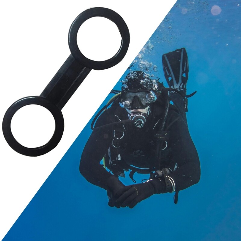 Snorkel Mask Strap Keeper Tube Holder Dives Snorkeling Clip Retainer Attachments