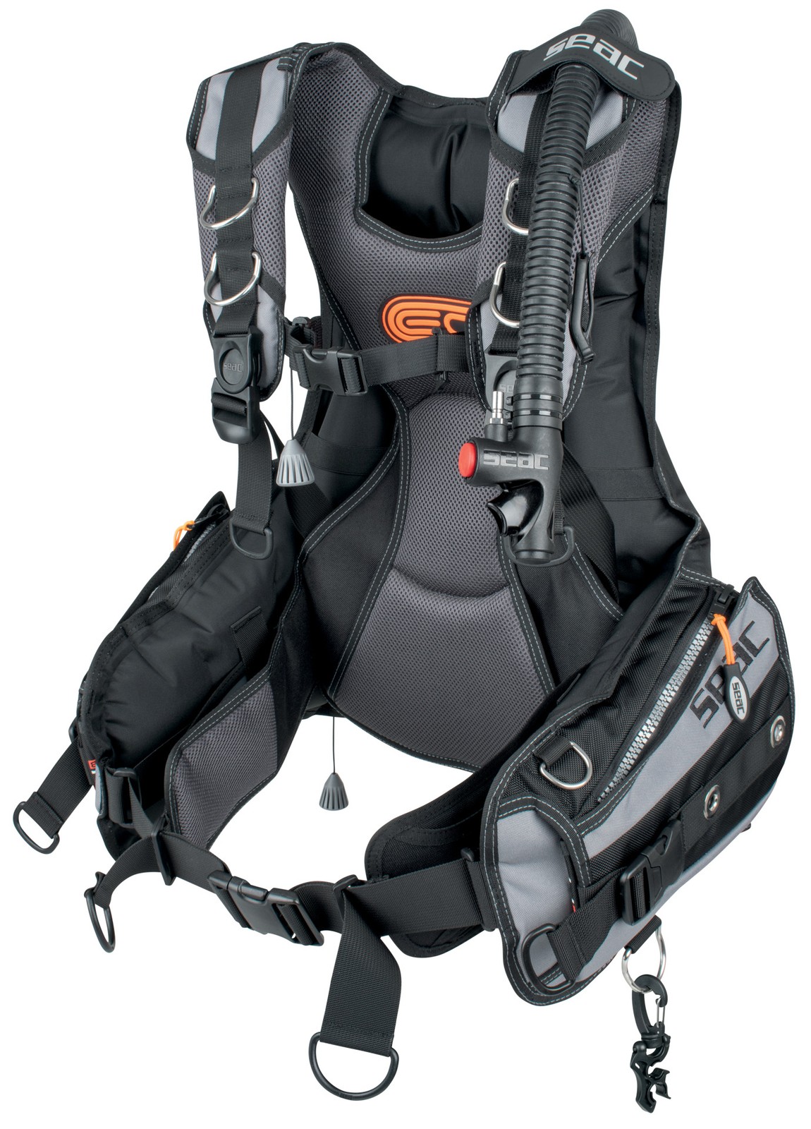 SEAC EQ-PRO Buoyancy Compensator – Black/Grey – Medium