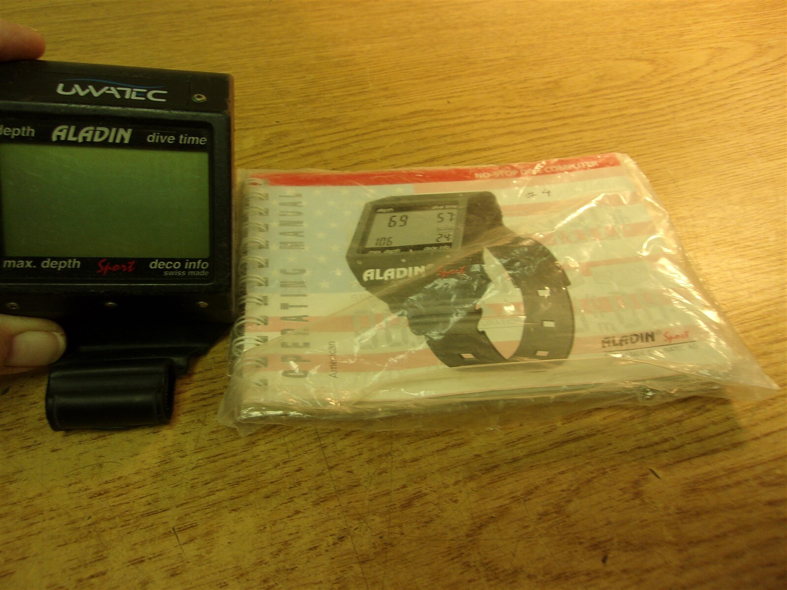UWatec Aladin Sport No-Stop Dive Computer Needs Battery w/ Manual FREE SHIPPING*