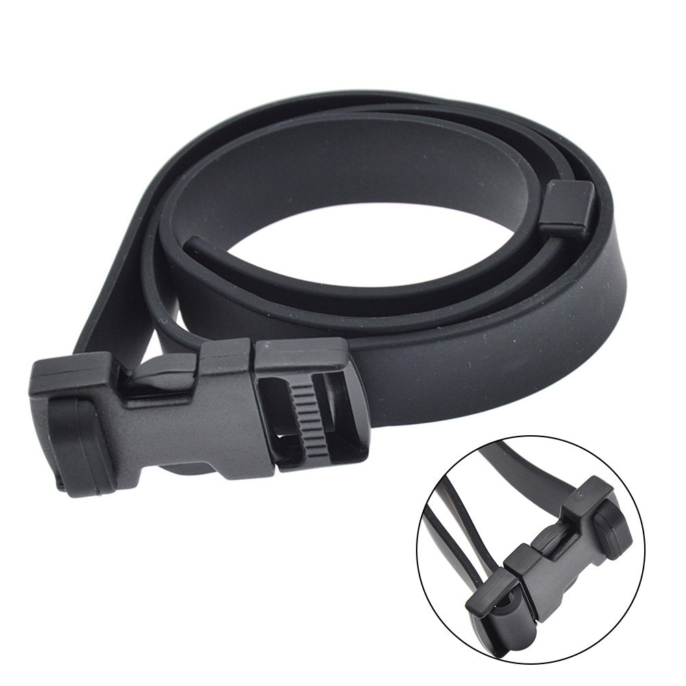 Legging Straps ABS Buckle Accessories Black High Elasticity Replacement