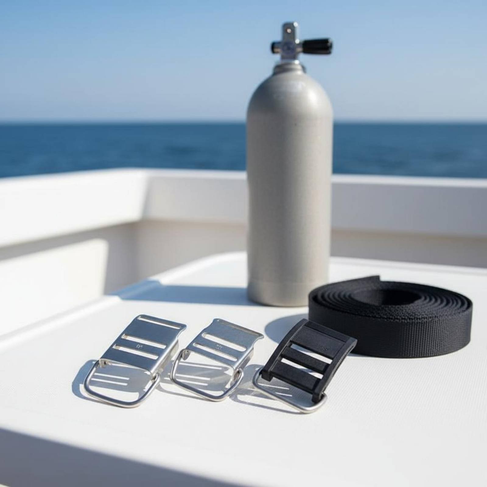 BCD Cylinder Strap Buckle Polished Finish Diving Cylinder Band Buckle
