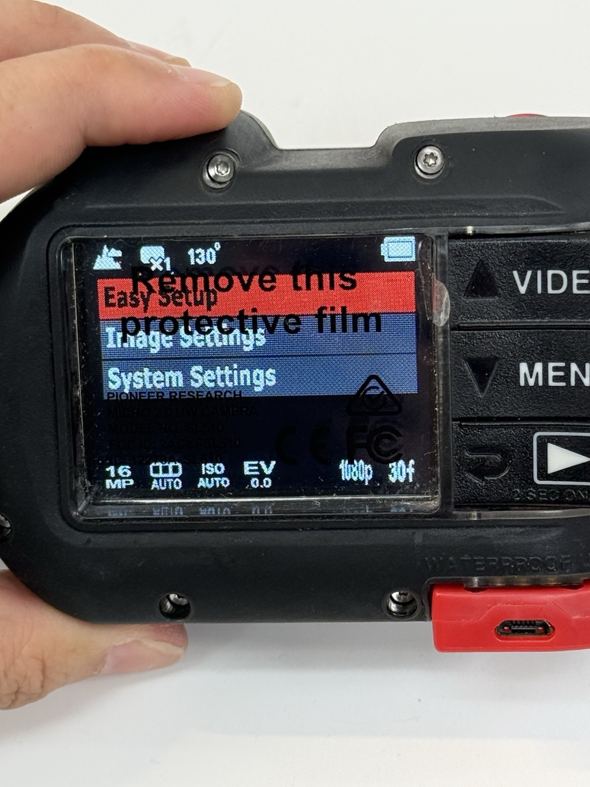 SeaLife Micro 2.0 Underwater Diving Camera land & sea 32GB 1080P WiFi fisheye