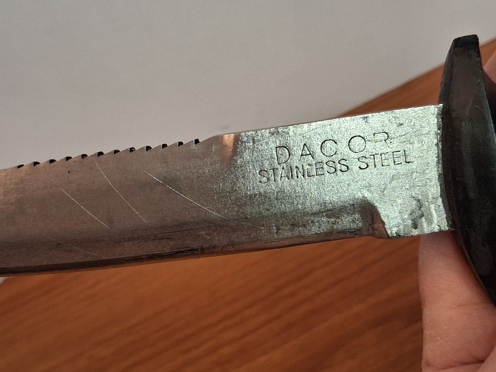 DACOR Stainless Steel Divers Scuba 10.75″ Dive Knife Vintage Japan