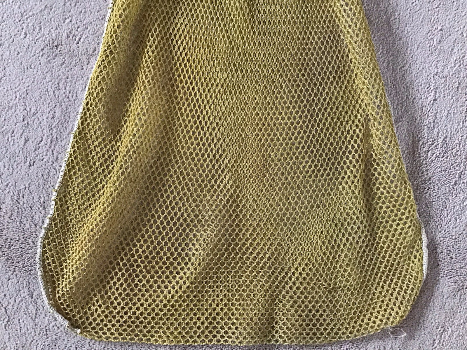 Scuba Snorkeling Yellow Nylon Mesh Gear Bag 27 1/2″