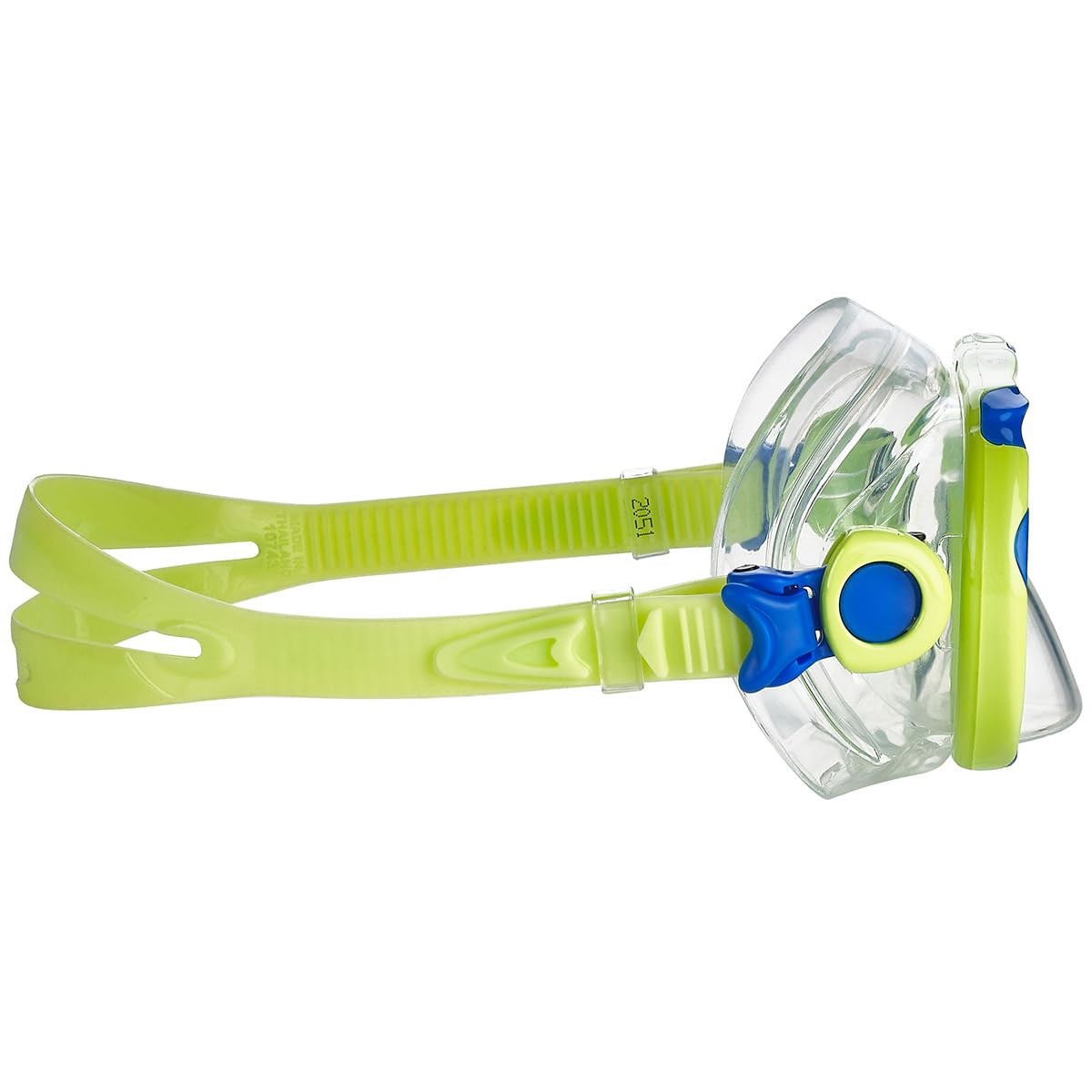 Phantom Aquatics Rapido Sea Breeze Junior Mask and One Size, Blue Lime