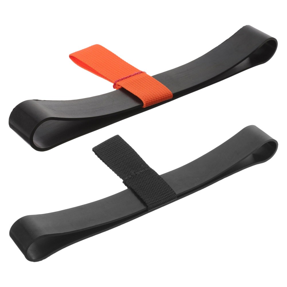2pcs Black Rubber Diving Equipment Band Hose Holder Retainer Tank Strap Scuba