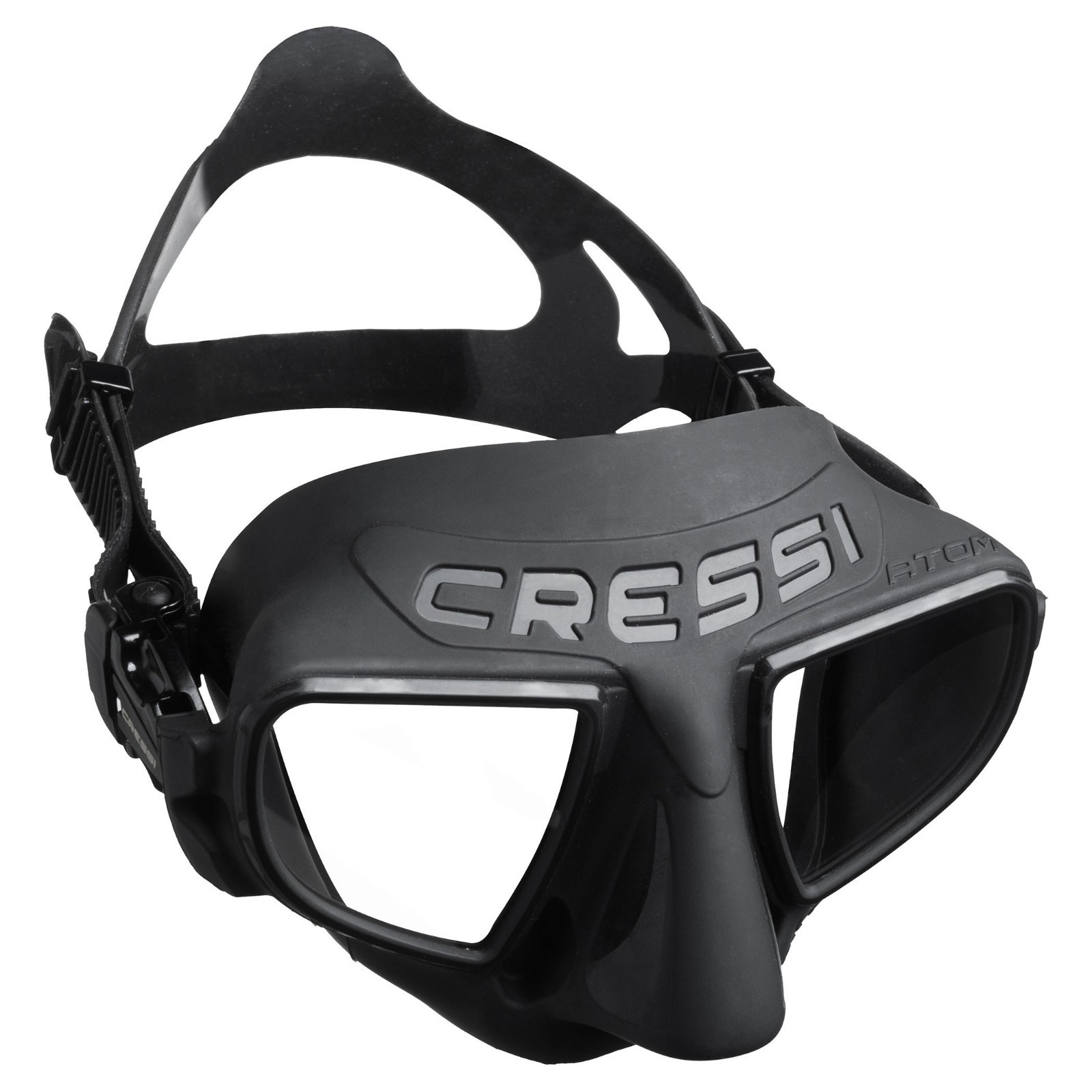 Cressi Atom Low Volume Mask – Black/Black – Open Box