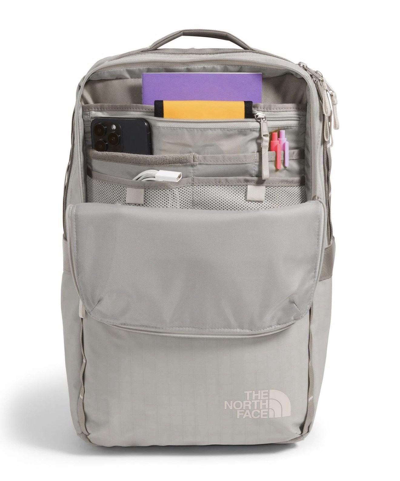 The North Face Base Camp Voyager Daypack, One Size, Soapstone/Stone Slab