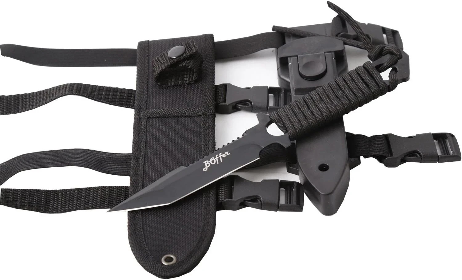 Dive Knife Scuba Diving Knife, Black Tactical Sharp Blade Knives, Divers Dive To
