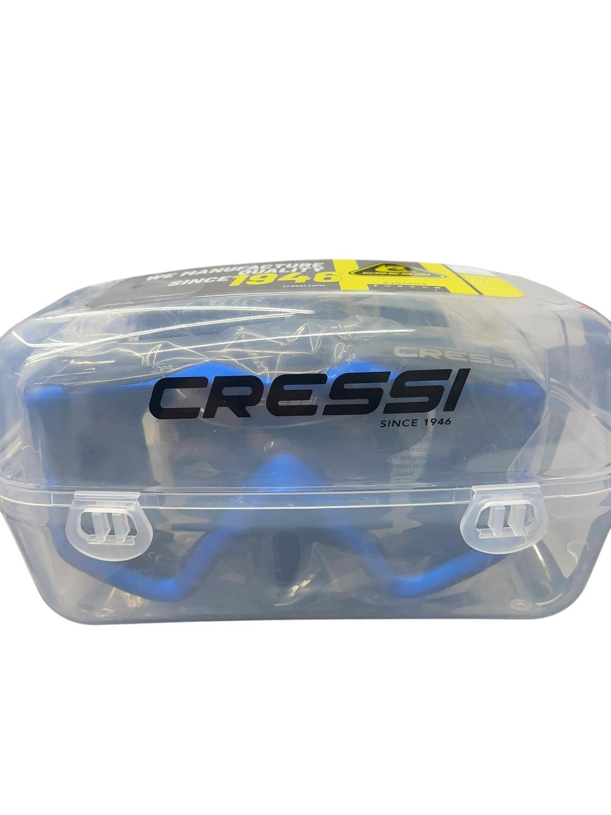 Cressi Liberty Triside SPE Diving Mask Black-Black/Blue DS455020