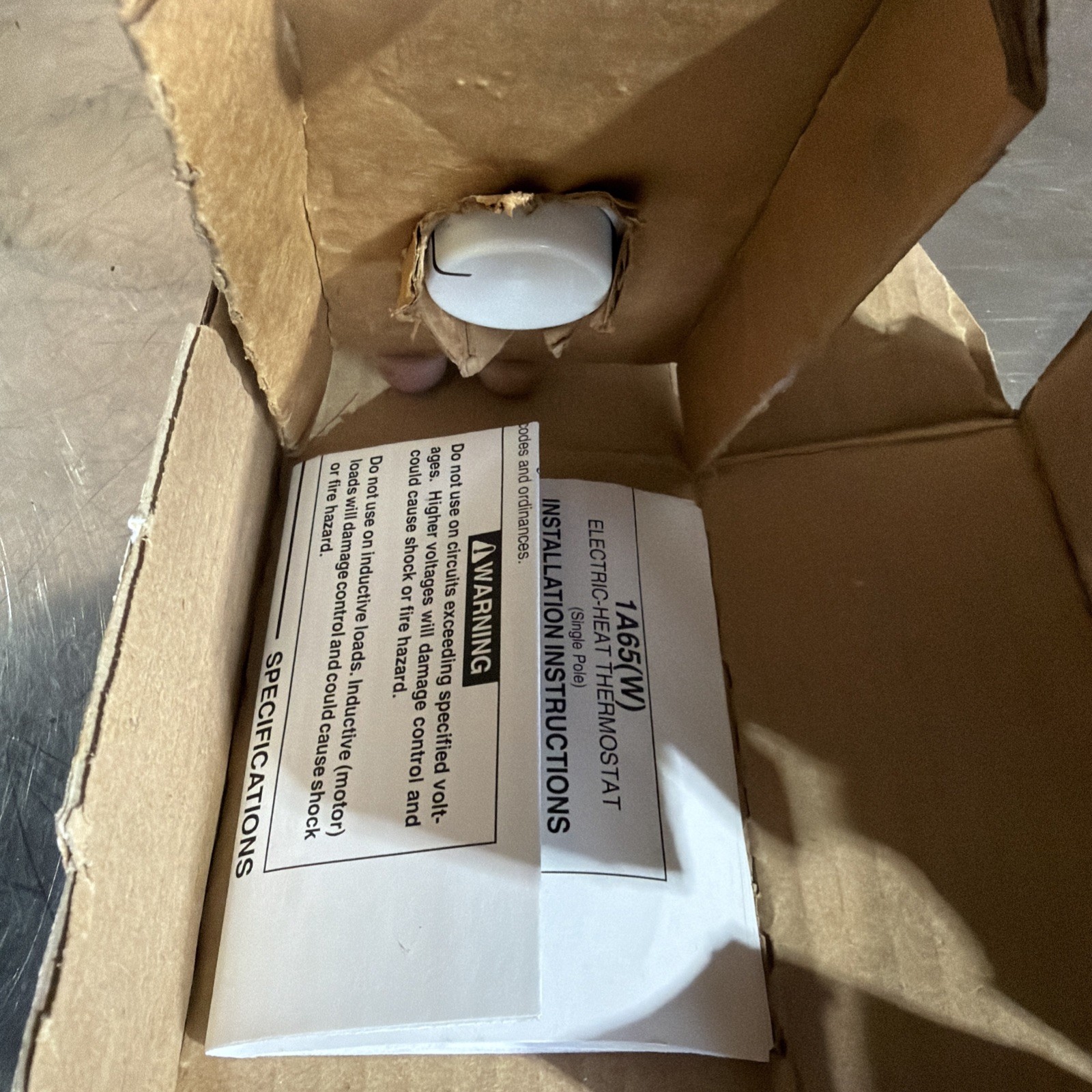 Emerson White-Rodgers Line Voltage Electric Heat Thermostat 120-277V, 1A65W-633