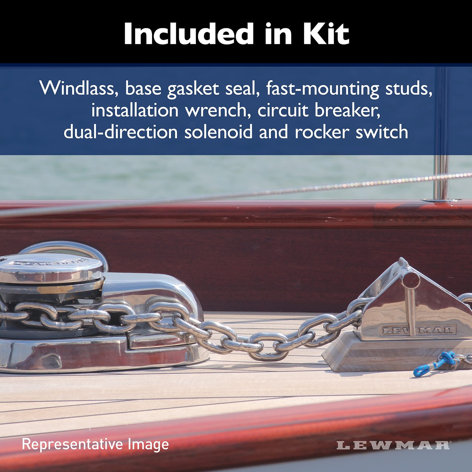 Lewmar PRO-Series 700 6 mm-7 mm-1/4 Pro-Series Windlass (6656011967-310)