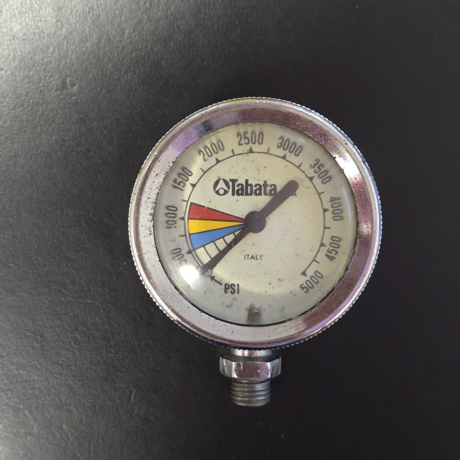 Tusa SPG Scuba Dive Air Gauge – 2.5″ Tabata For Regulator – Tested & Working