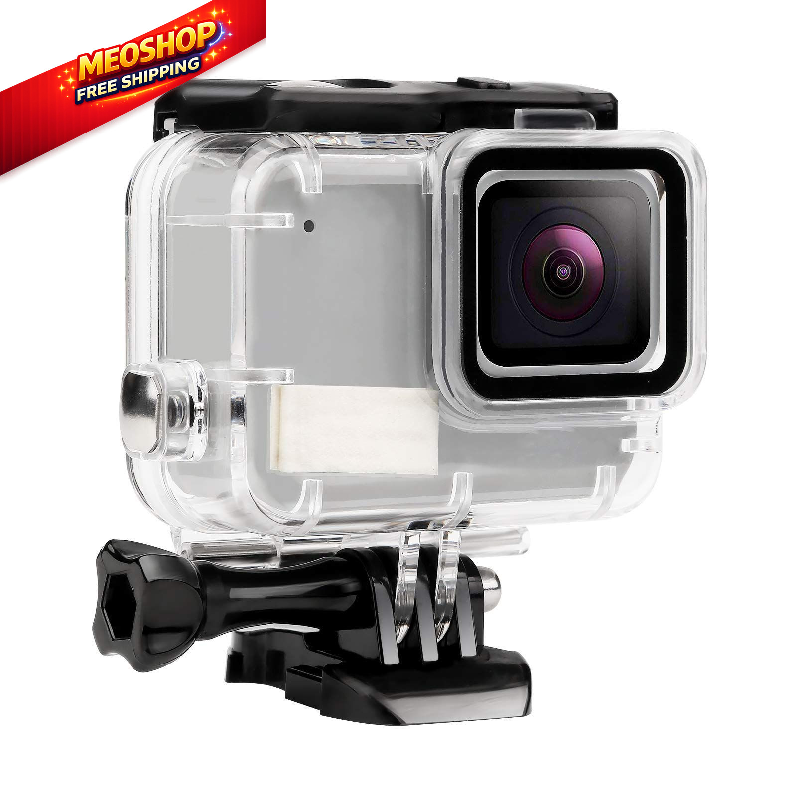 D&F Waterproof Housing Case for HERO7 White & Hero 7 Silver, 30M white